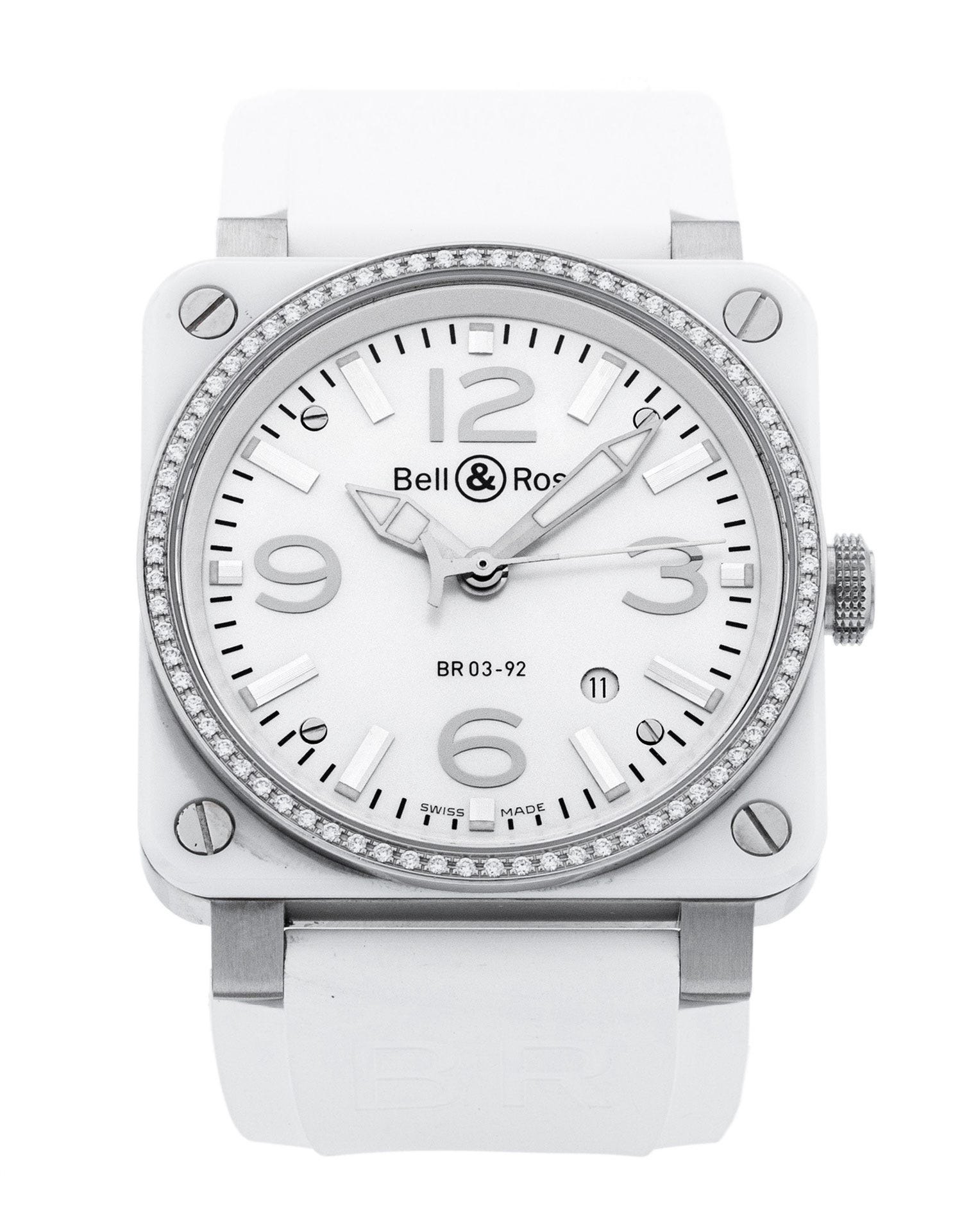 Bell and Ross BR03-92 White Ceramic 417464